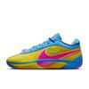 Мужские баскетбольные кроссовки Giannis Zoom Freak 6 Желто-сине-розовые HF1819-700