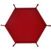Double Sided Storage Mat PU Leather Folding Dice Rolling Tray Dice Holder Storage Box for Table Games