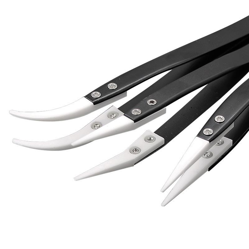 Антистатические керамические пинцеты из нержавеющей стали. Прецизионные пинцеты для обслуживания.