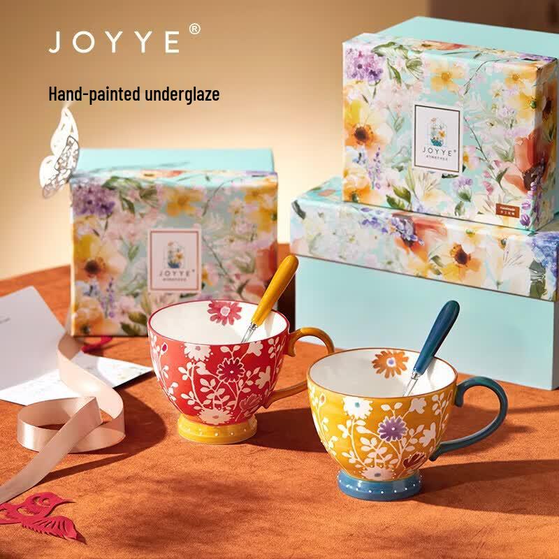 Керамическая кружка ручной росписи JOYYE