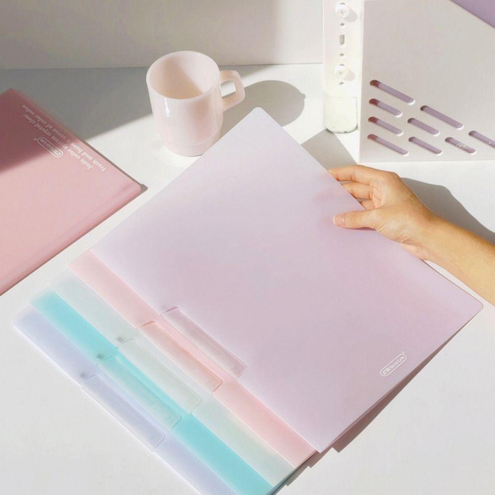 Папка-регистратор Candy Color Loose Leaf, вращающаяся, скрепка для бумаги для учеников и учителей