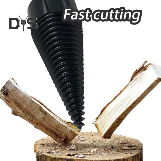 Сверло для колки дров 42 мм, сверло для колки дров с круглыми, шестигранными и квадратными ручками, электрические дрели, конусные отвертки