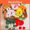 And Cuddly Soft Cartoon Vegetable Plush Coin Purse Keyring For Everyone