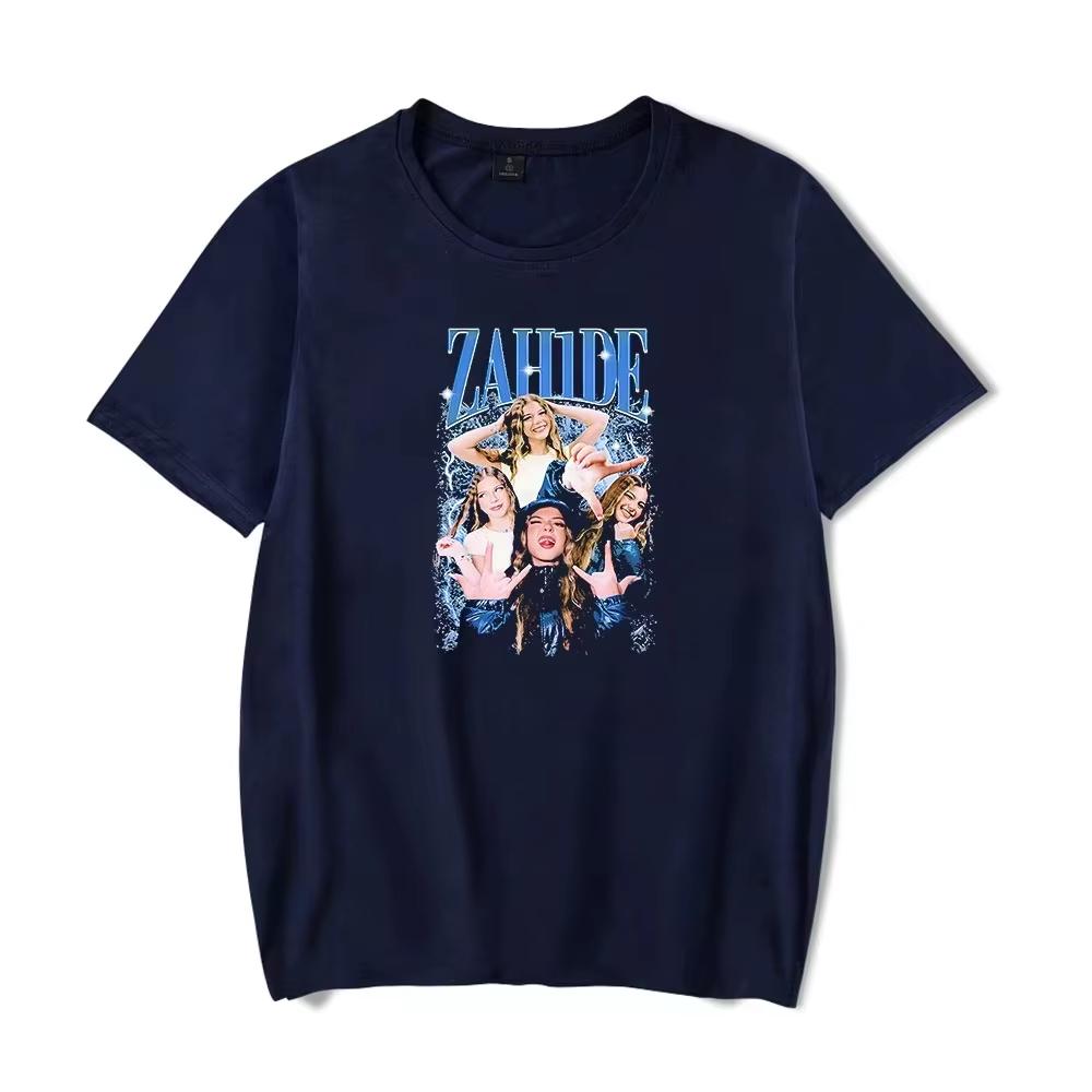 Women and Men Cotton Zahide Short Sleeve T-shirts Merch Tee Men Women Crewneck Fashion T-shirt Unisex Y2k SummerTops