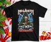 Megadeth  Christmas Xmas Men Size S5XL Gifl Fan T Shirt Black Unisex T-Shirt