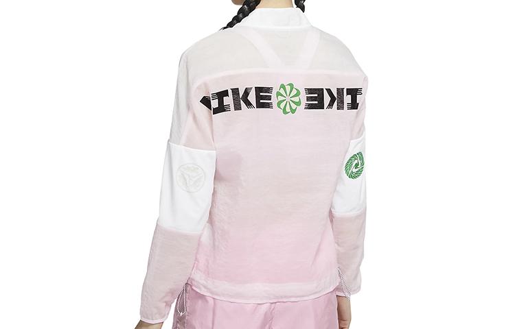 Nike Куртки Женские Пена Розовый V-образный вырез Тонкие Другие CU3049-663