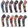 Outdoor Sport Summer Cooling Arm Cover Flower Arm Sleeves Tattoo Arm Sleeves Sun Protection