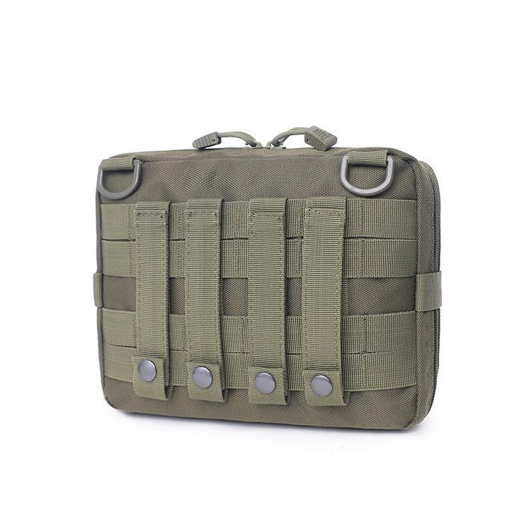 Камуфляжный медицинский подсумок MOLLE: Многофункциональный спасательный поясной аксессуар для улицы.