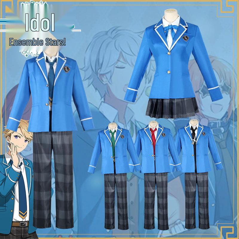 Ensemble Stars Хиёри Ицуки Хокуто Унисекс Школьная форма Косплей Костюм Набор