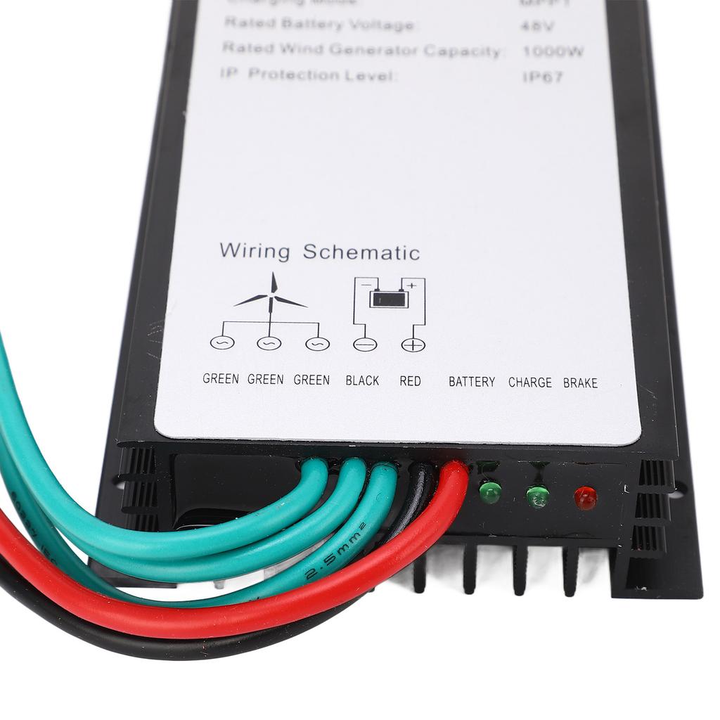 Контроллер заряда ветрогенератора 1000 Вт 48 В IP67 Водонепроницаемый MPPT Контроллер заряда ветряной турбины