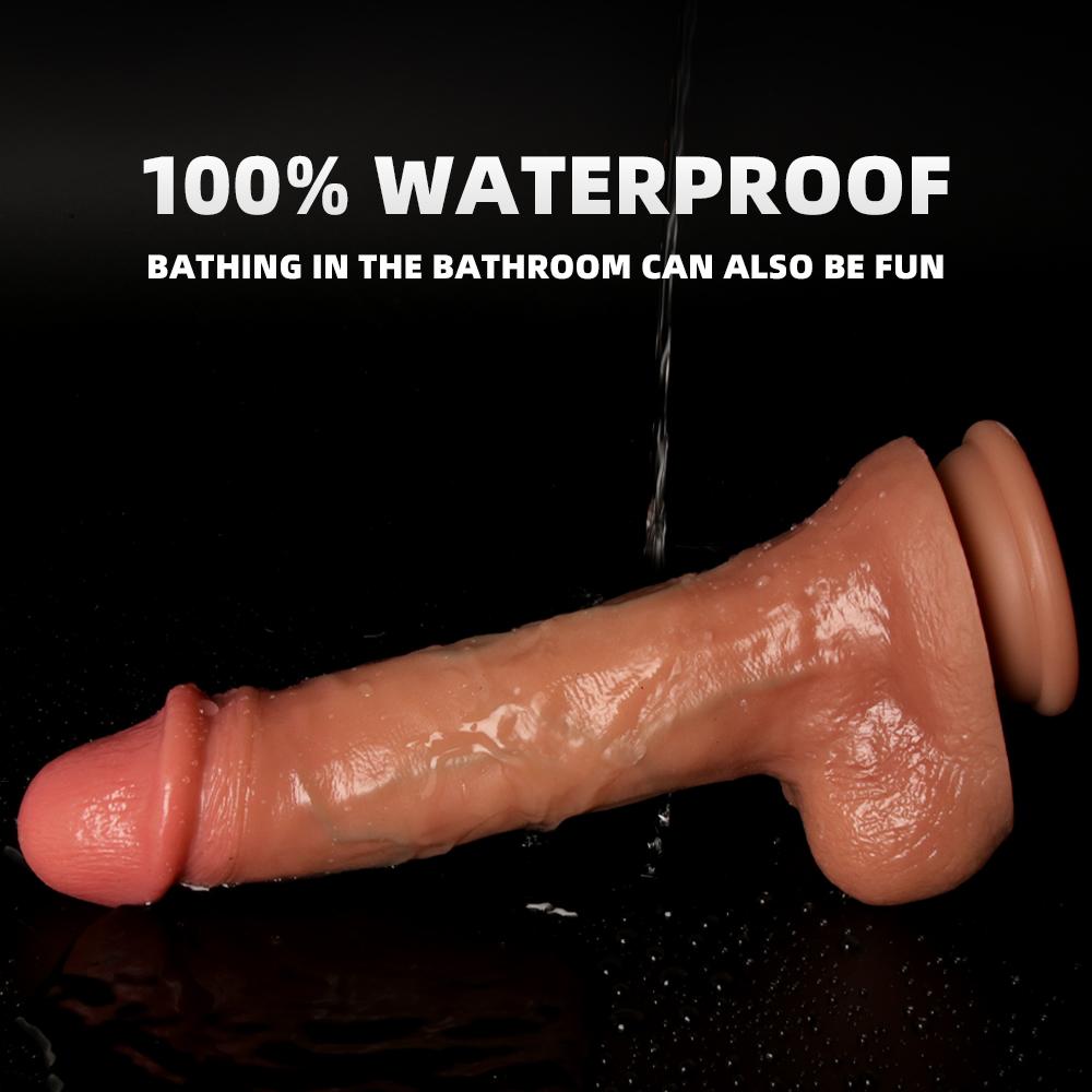 Беспроводной вибратор, телескопические фаллоимитаторы для женщин, большой фаллоимитатор, вибрирующий нагрев, ощущение кожи, член, реалистичный пенис, большой член