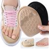 1 Pair Women Men Forefoot Insert Half Insoles Non-slip Shoe Cushion Front Foot Pads