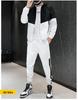 Men's Spring & Autumn Reflective Two-Piece Sports Set - Youth Korean Style