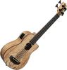 KALA U Bass Ukulele Base Spalted Maple Spalted Maple Body Cutaway UBASS-SP-MAPL-FS (Case Included) []