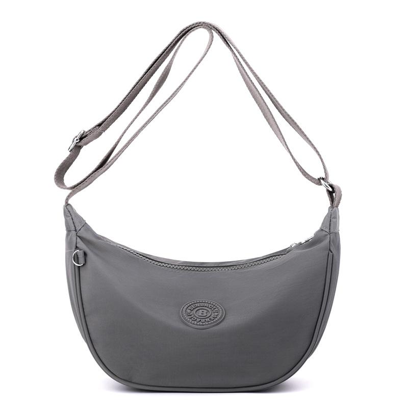 Легкая сумка-хобо большой вместимости, нейлоновая водоотталкивающая сумка через плечо для женщин