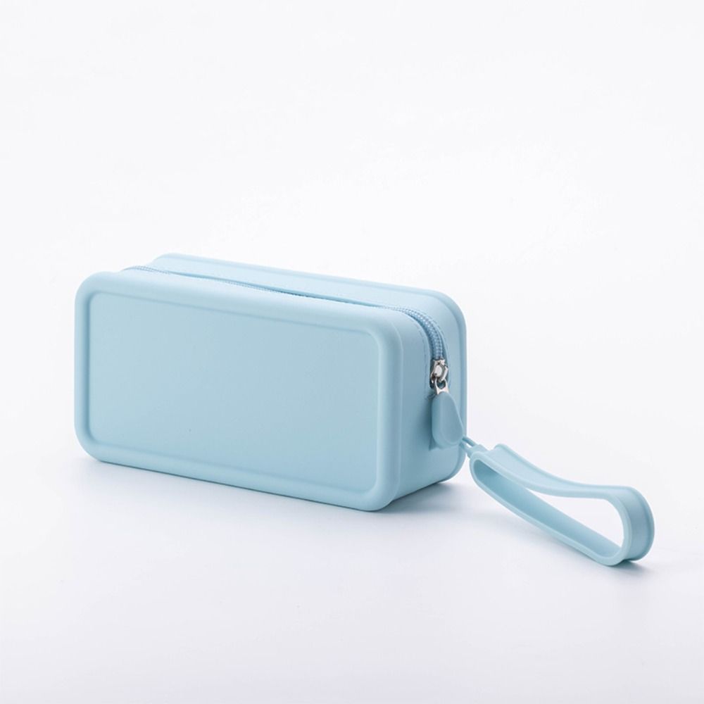 Silicone Travel Pouch Large Capacity Earphone Bag New Cosmetic Bag  Women Girls