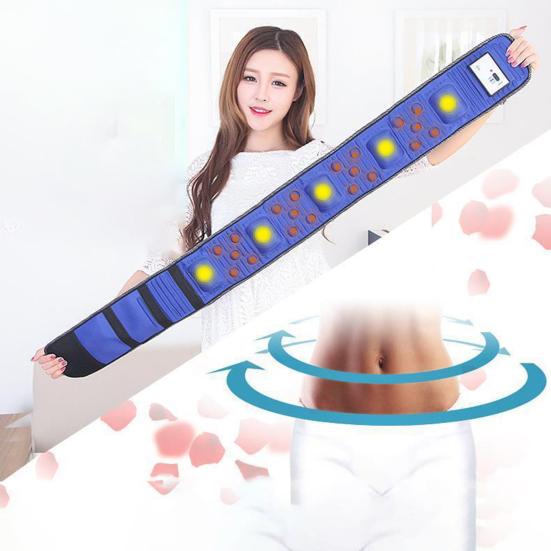 Fitness Belt No Side Effect Multifunctional Relax Mood Breathable Wear-resistant Slim Thighs Nylon Magnet Stone Fat Burning Belt Workout Use