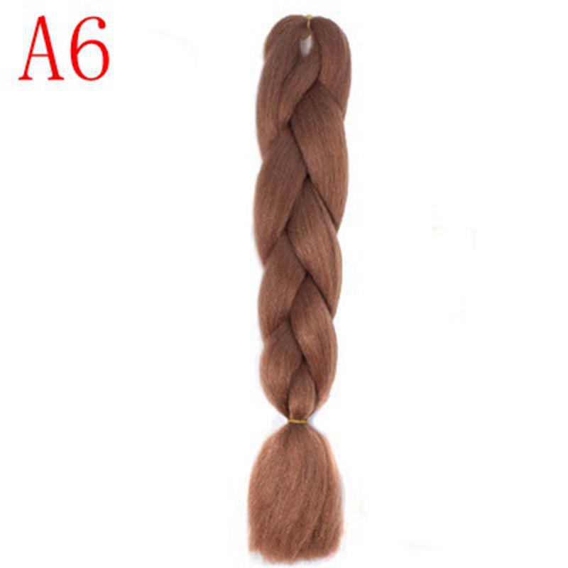 Ombre Hair Jumbo Braids Волосы Синтетические наращивания волос для женщин Розовый Красный Синий 102 Доступных цвета