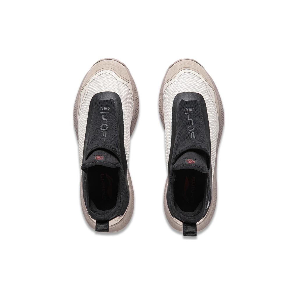 Li Ning SOFT GO Слипоны Низкие Повседневная Обувь Мужская Хаки Черный AGLU105-3