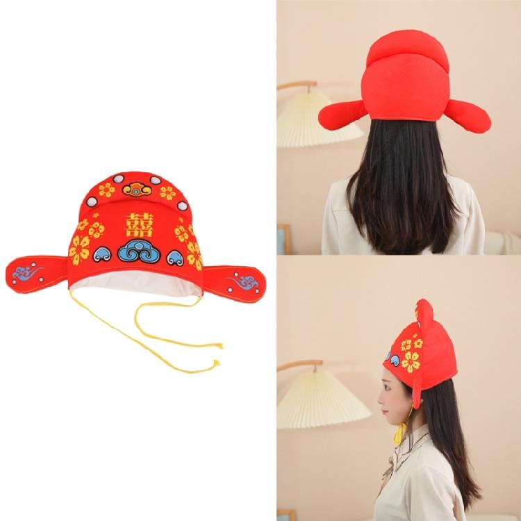 Traditional Groom Hat for Wedding Party and Photography Props Costume Hat