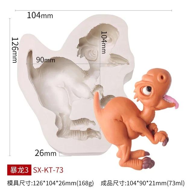 Мультяшная силиконовая форма для помадки с изображением животных из мультфильмов, шоколадная вставка, форма для украшения торта, креативная форма для выпечки своими руками