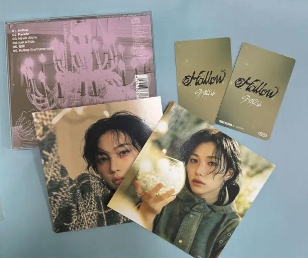 [USED] Stray Kids Hollow Felix FC Edition CD (opened) Tower Records Trading Card Hyunrix