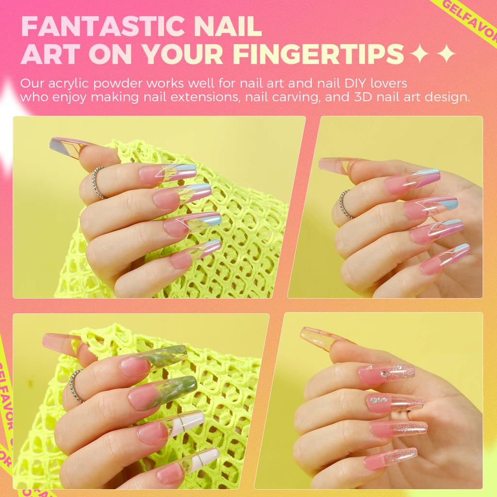Gelfavor 30 г порошок для окунания, акриловый опал, наращивание ногтей, наращивание кончиков ногтей, сушка на воздухе, маникюр, украшения для дизайна ногтей