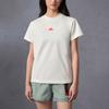 Adidas Outlets Logo Print Casual Round Neck Pullover Short Sleeve T Shirt Women T Shirts Han-Jade-White IS4287