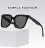 Fashion Women Sunglasses Men Square Vintage Big Frame Sun Glasses Stylish Mirror Black Retro Oculos
