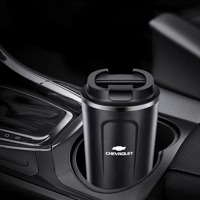 380ML Coffee Thermos Car Interior Stainless Steel Water Cup For Chevrolet Cruze Malibu Colorado Suburban Equinox Blazer Camaro