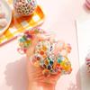 2Pcs Rainbow Stress Ball with Mesh Anxiety Relief TPR Colorful Beads Filled Ball Squeeze Pinch Sensory Toy Kids Adults Soft Stress Ball Fidget Toy