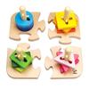 Кольца Hape Bumpy и Puzzle Ring Stacking, разноцветные, 1 набор, корейские детские товары
