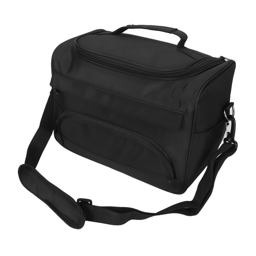 Portable Hairdressing Tool Storage Bag Scissors Comb Hair Clip Cosmetic Organizer Bag BlackBlack