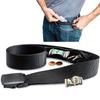 Travel Cash Anti Theft Belt Waist Bag Women Portable Hidden Money Strap Belt Wallet Waist Pack Men Hiding Belt For Men Women