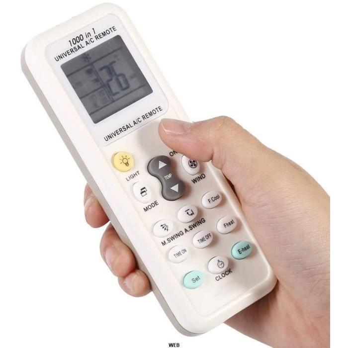 Télécommande de climatisation universelle K-1028E