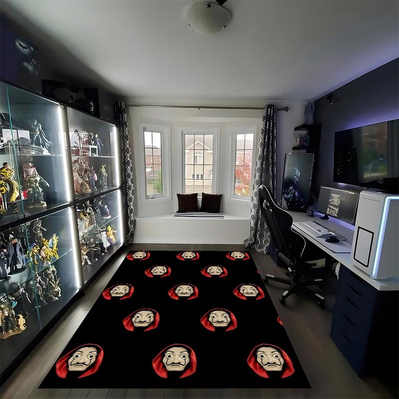 La Casa De Papel Printed Carpet, Rug for Office Chair Living Room Bedroom Kitchen Room Decor Gifts.