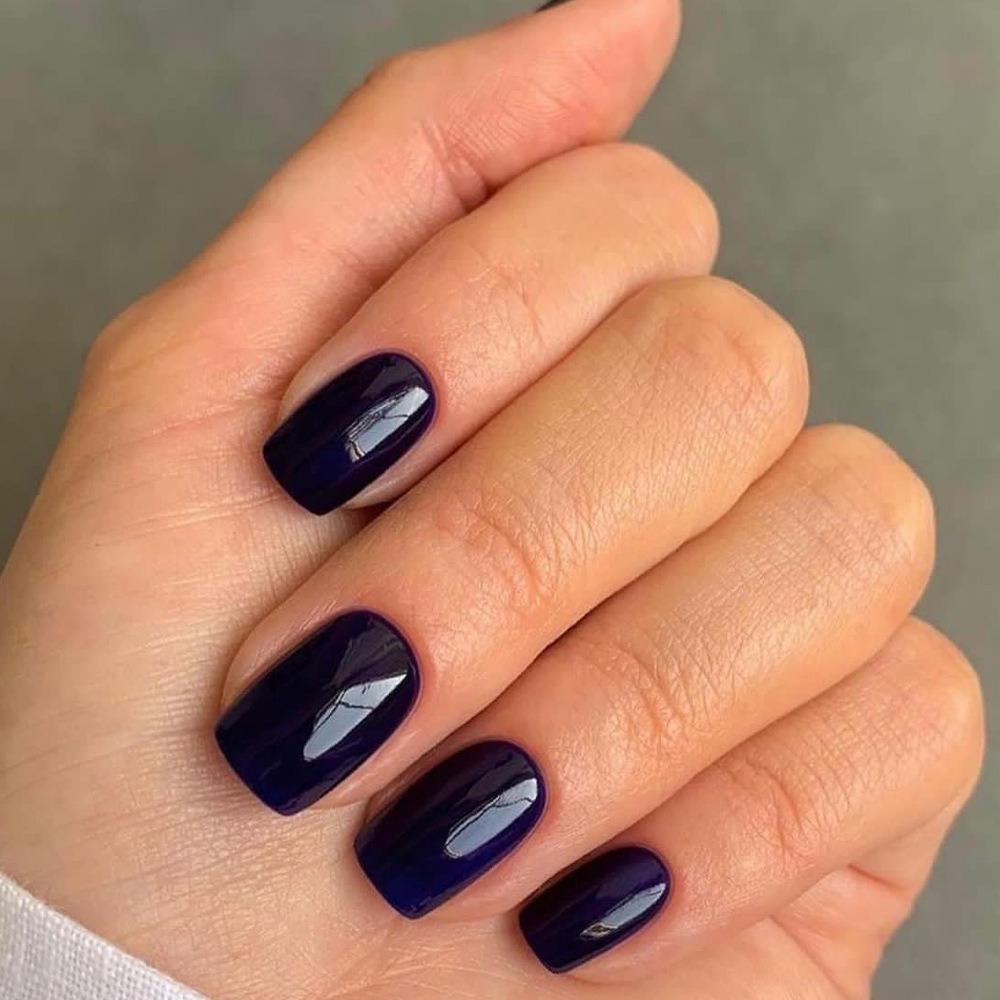 1PACK Wear Nail Short Nail Patch Solid Color Collection Nail Patch Finished Nail Patch Removable Fake Nail Patch
