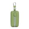 Men's Genuine Leather Car Key Bag with Zipper - Top Layer Cowhide Key Cover and Household Keychain