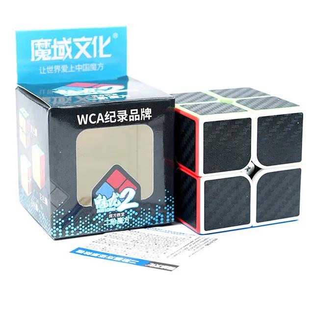 [ECube] MoYu Meilong 2x2 Карманный кубик Рубика без наклеек Магический кубик Игрушка-антистресс Обучающий Подарок для Детей и Взрослых