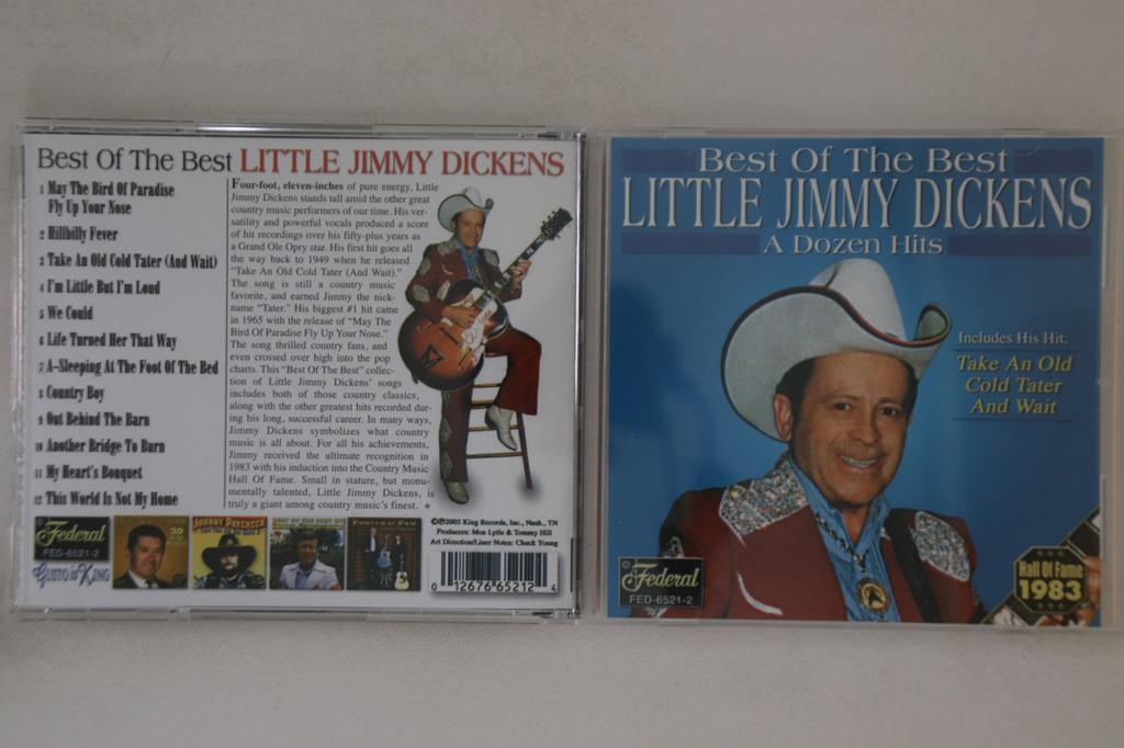 CD LITTLE JIMMY DICKENS - Best Of The Best FED65212 FEDERAL Non Japan Country Used