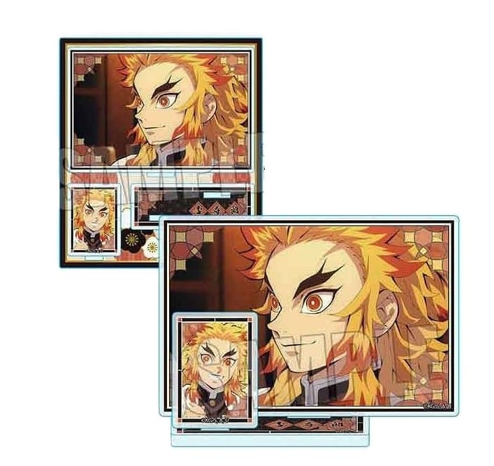 TV Anime Kimetsu No Mugen Train Arc BIG Memories Acrylic Stand Kyojuro Rengoku "Demon Slayer Yaiba"