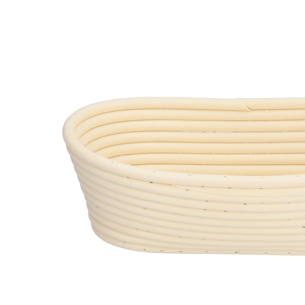 Oval Shape Banneton Basket Food Grade PP Dough Rising Bowl Durable Bread Baking Tool Home Baking