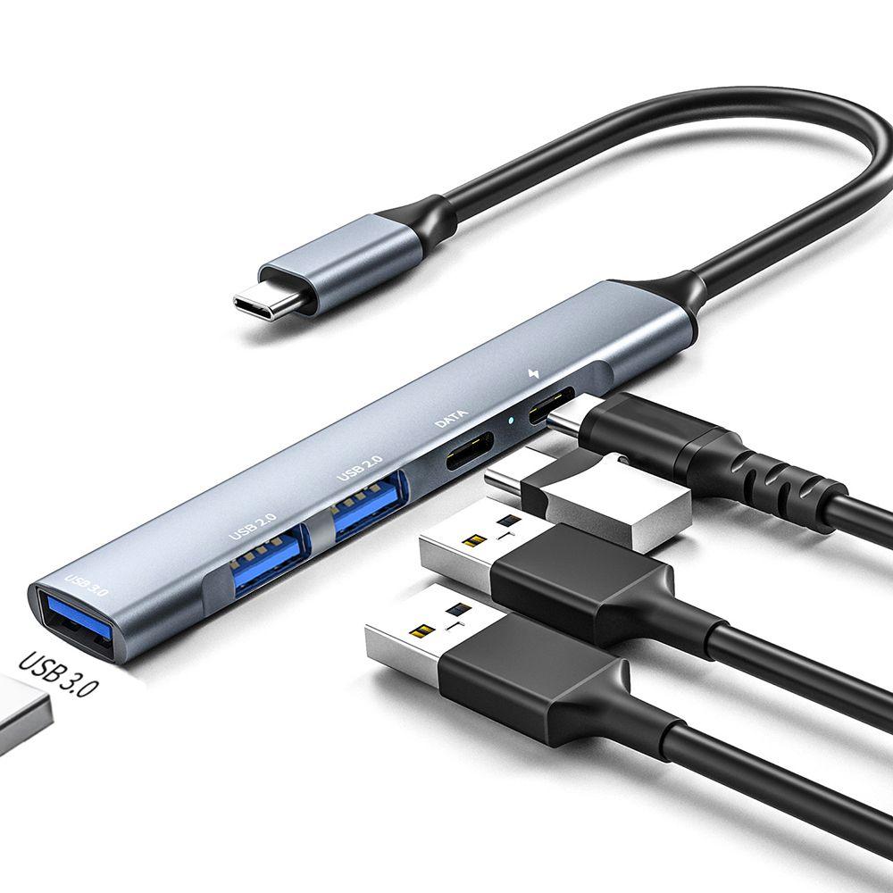 Высокоскоростная передача данных USB C 3.0 HUB PD Быстрая зарядка Многопортовый адаптер Разветвитель Type-C