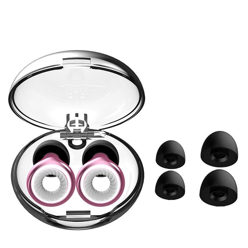 Шумоподавляющие бесшумные металлические силиконовые беруши с петлей-кольцом для сна и плавания