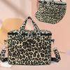 Multifunction Strollers Hangers with Secure Straps & Spacious Compartments Leopard Designs Storage Bag for Travel Parents