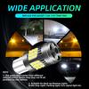 2 шт. 1156 T20 7440 светодиодные лампы с вентилятором 36SMD BA15S BAU15S желтые светодиоды Canbus для указателей поворота парковочные фонари заднего хода 12 В