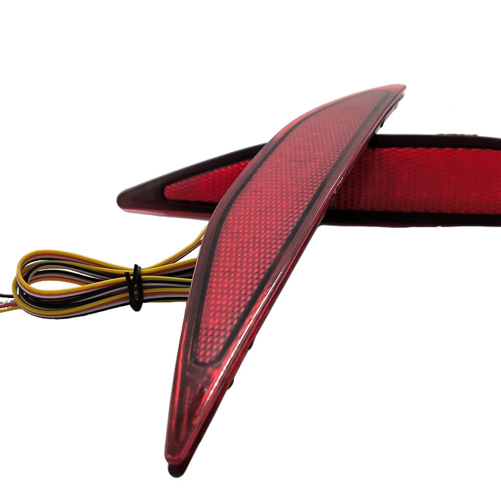 Для Golf 7 2013-2015 Задний бампер Отражатель Предупреждающий тормозной фонарь Поворотный противотуманный фонарь, указатель поворота с обычным стоп-сигналом DRL