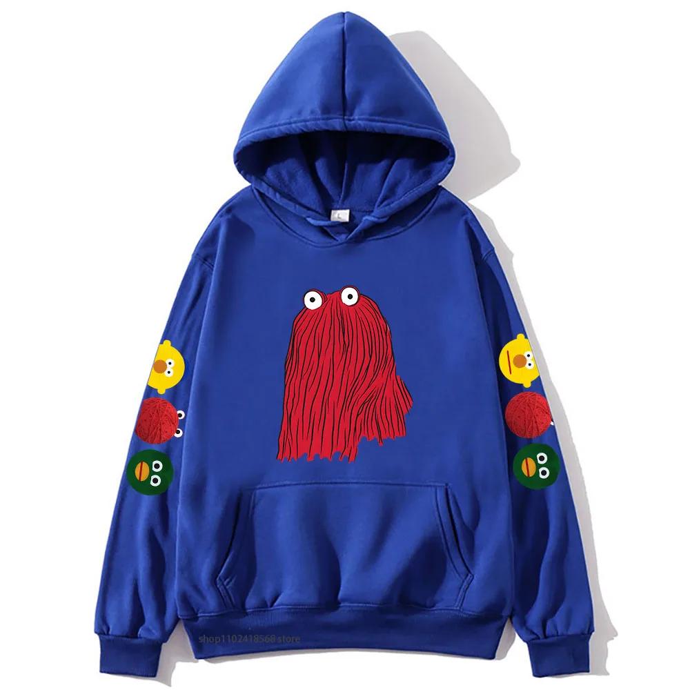RED GUY толстовки с капюшоном мультфильм Dont Hug Me Im Scared толстовка для женщин зимняя уличная одежда Sudadera
