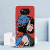Чехол для телефона в японском стиле с аниме-девушкой для Xiaomi Poco F7 Ultra X5 X6 X7 Pro M7 Redmi 15C 15 13C 13 12C 12 10C 10 10A 9 9C 9A 9T C