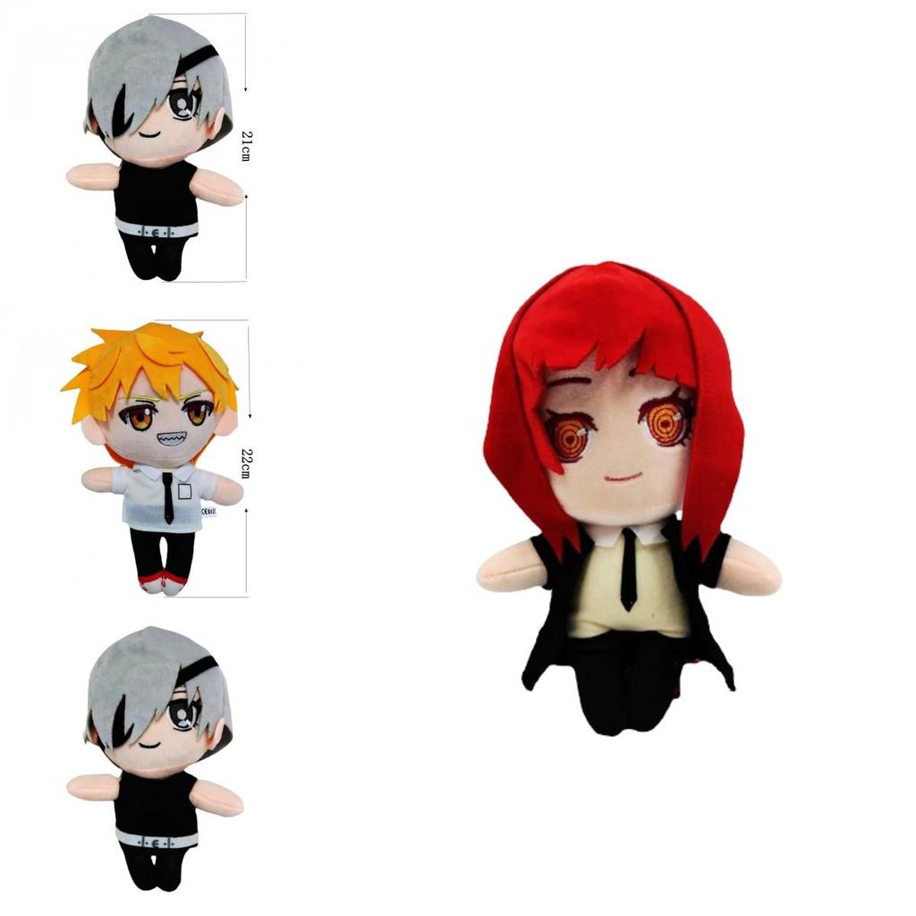 High Quality Chainsaw Man Denji Power Quanxi Makima Pochita Plush Toy Soft Squeezable Unique Kids Gift